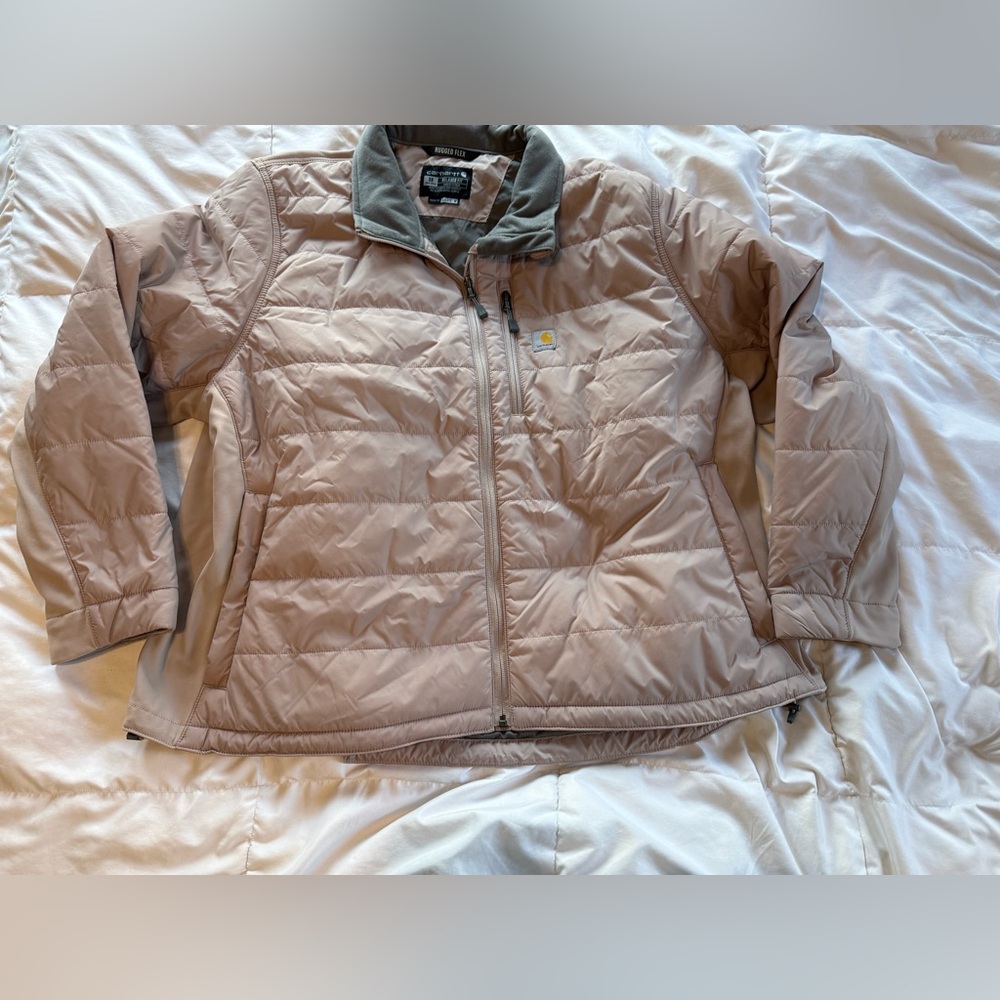 Carhartt defender lightweight relaxed fit insulated jacket in size 3x